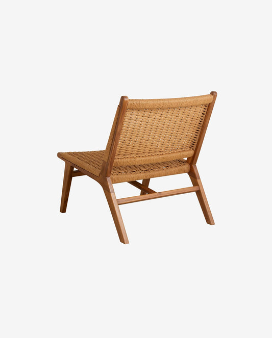 Nordal CLUB Loungesessel, teak/weaving