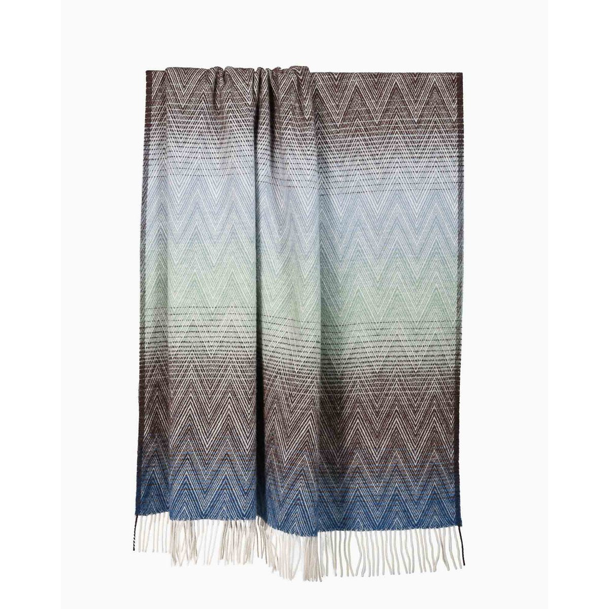 Wolldecke MISSONI Acqua – mehrfarbig blau