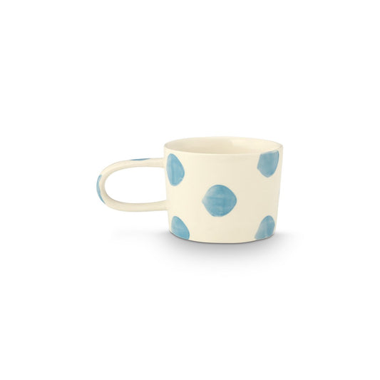 Mug with Ear Dots Light Blue 350ml