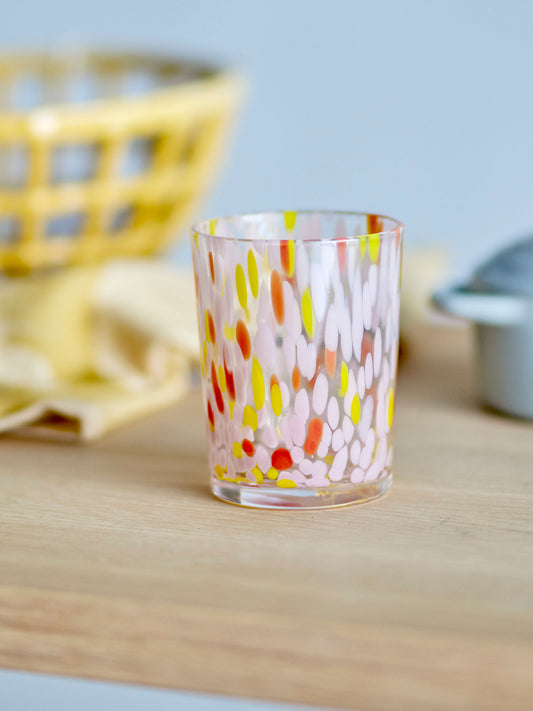 Bloomingville Lilya Trinkglas, Rose, Glas
