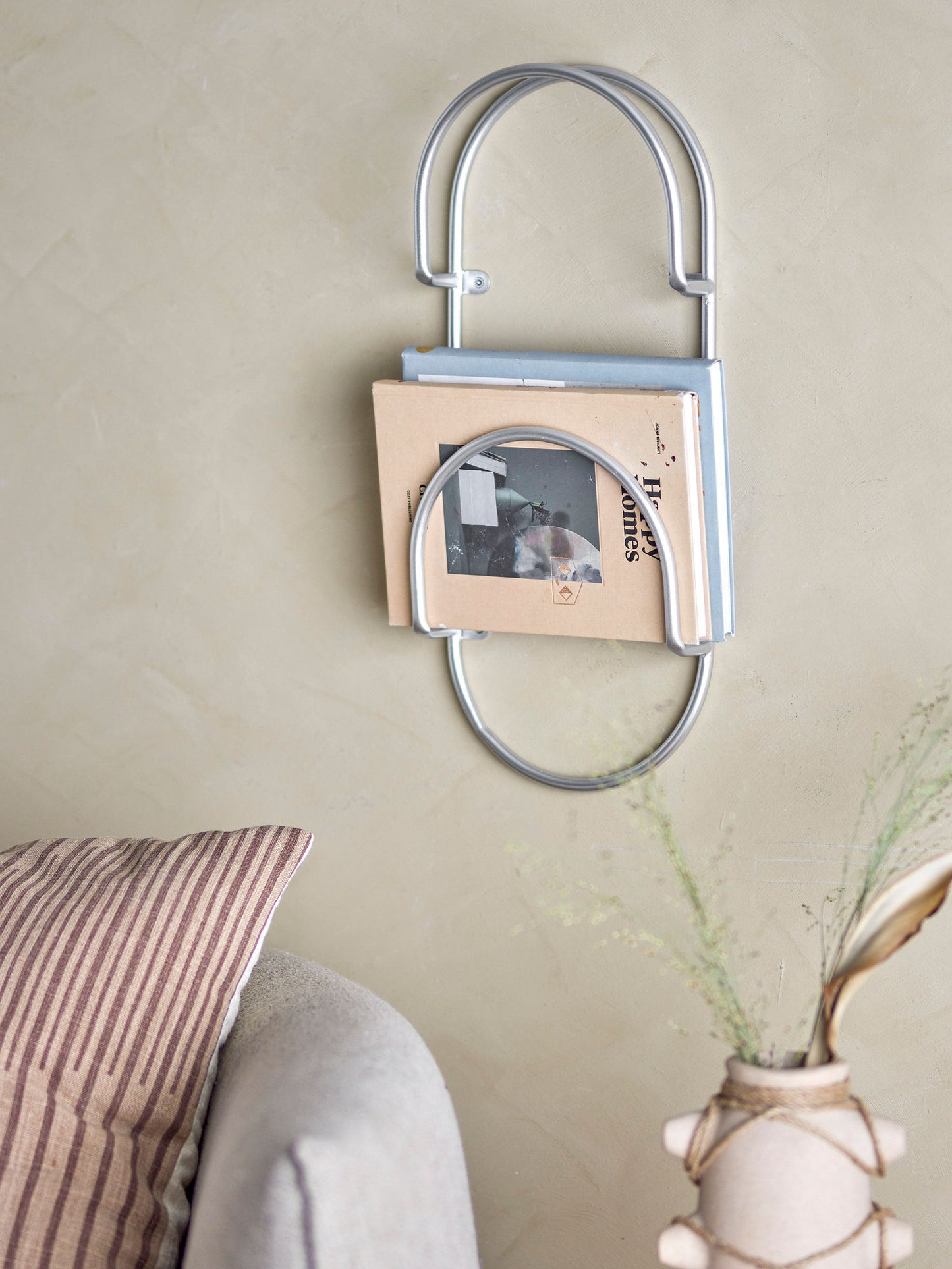 Bloomingville Carlton Magazinhalter, Silber, Metall