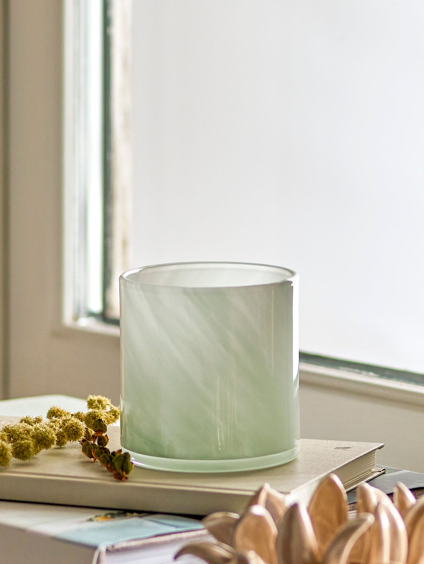 Bloomingville Sakkara Teelichthalter, Grün, Glas