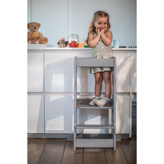 tiSsi® Lernturm FELIX Buche STORMY GREY
