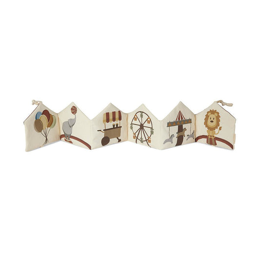 Kit-Stoffbuch-Creme - Zirkus