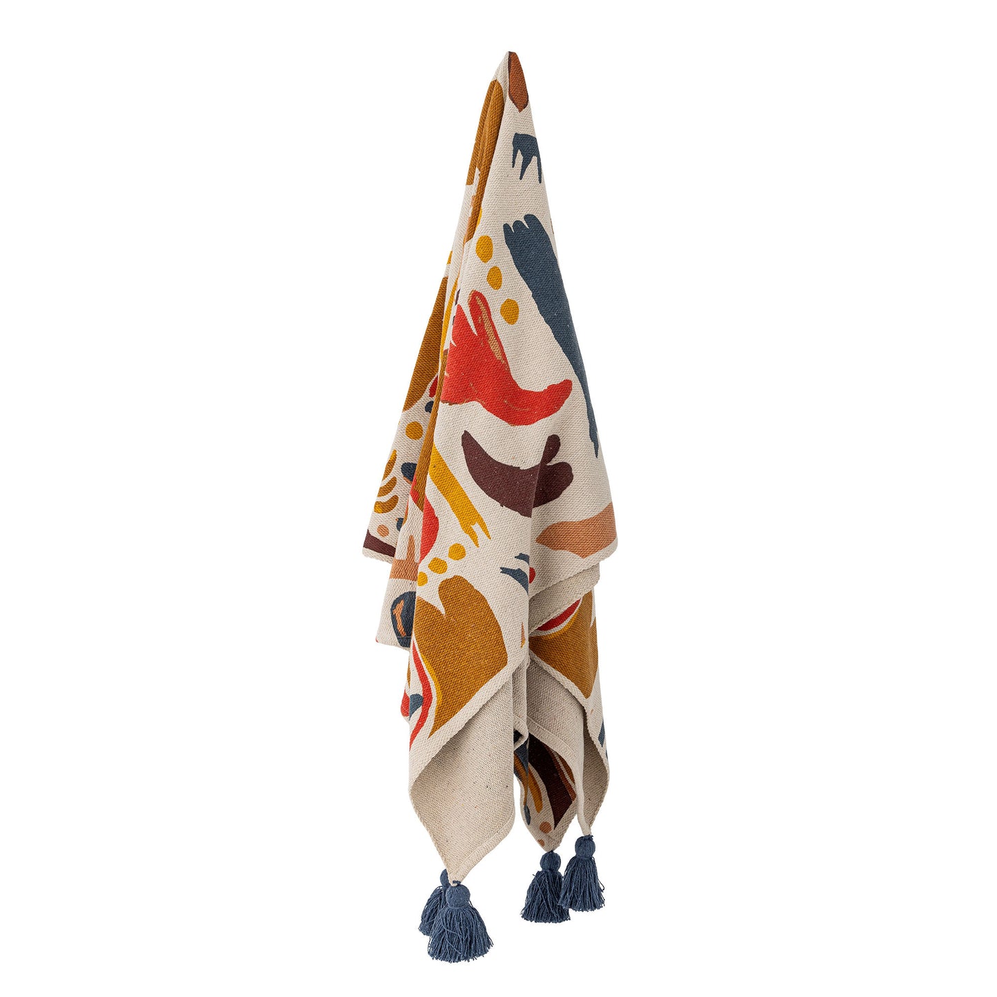 Bloomingville Horus Decke, Bunt, Recycelte Baumwolle