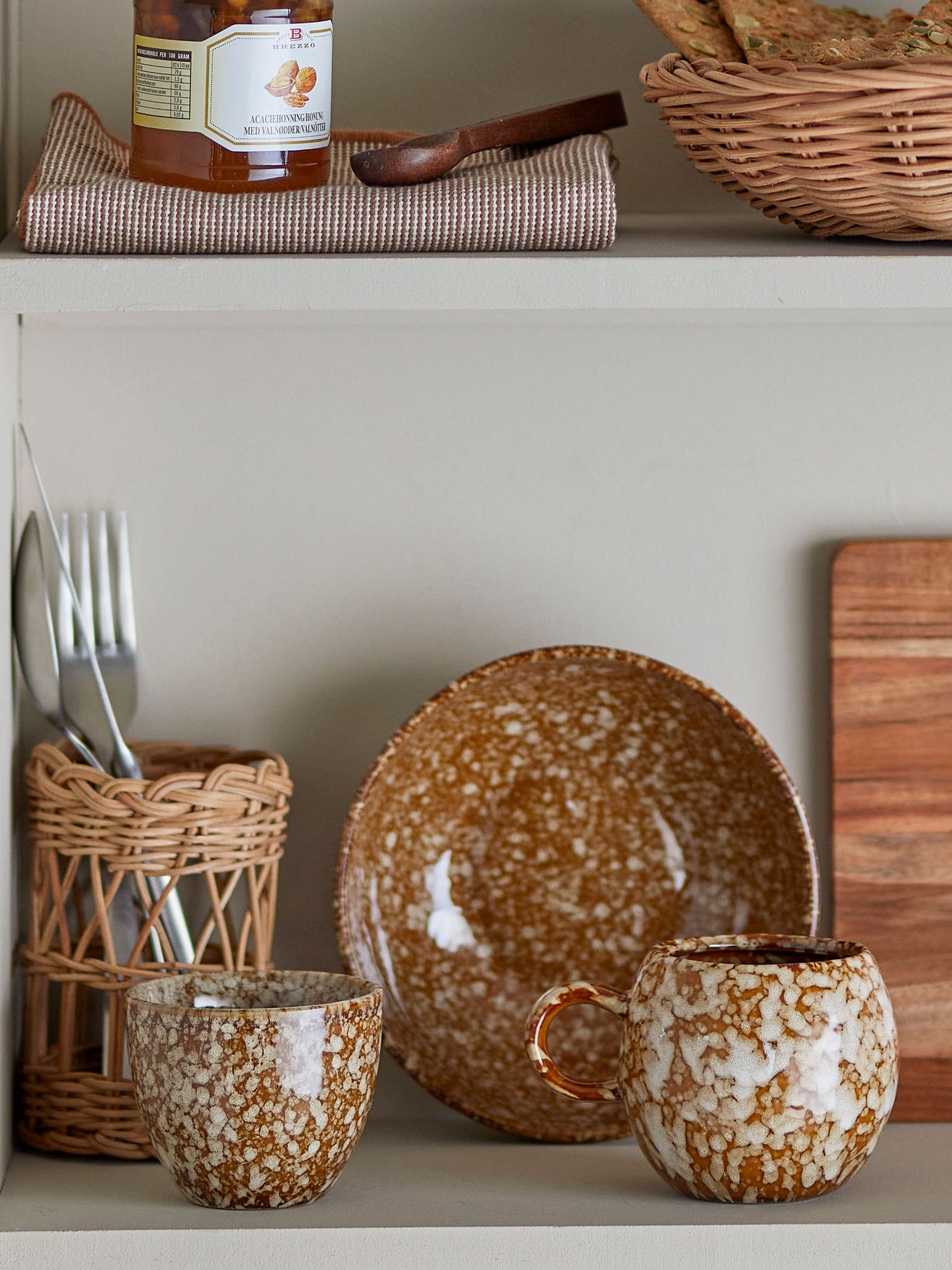 Bloomingville Paula Tasse, Braun, Steingut