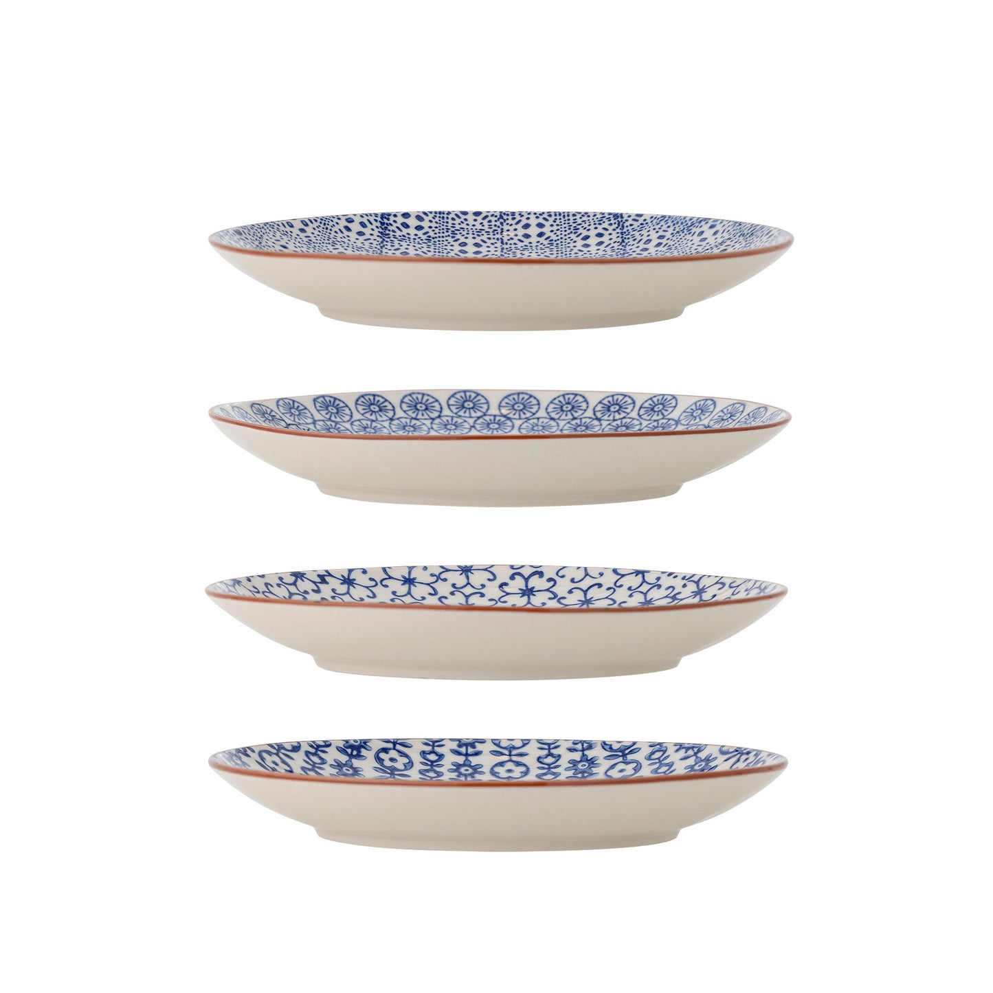 Bloomingville Karine Teller, Blau, Steingut