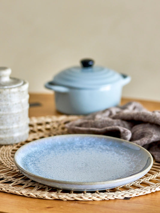 Bloomingville Paula Frühstück Set, Blau, Steingut