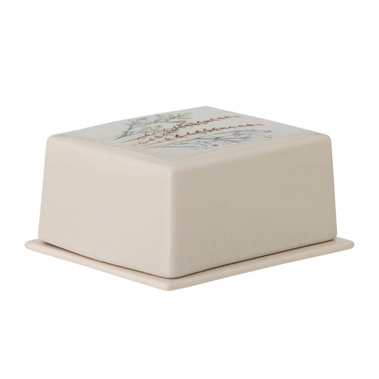Bloomingville Bea Butterdose, Natur, Steingut