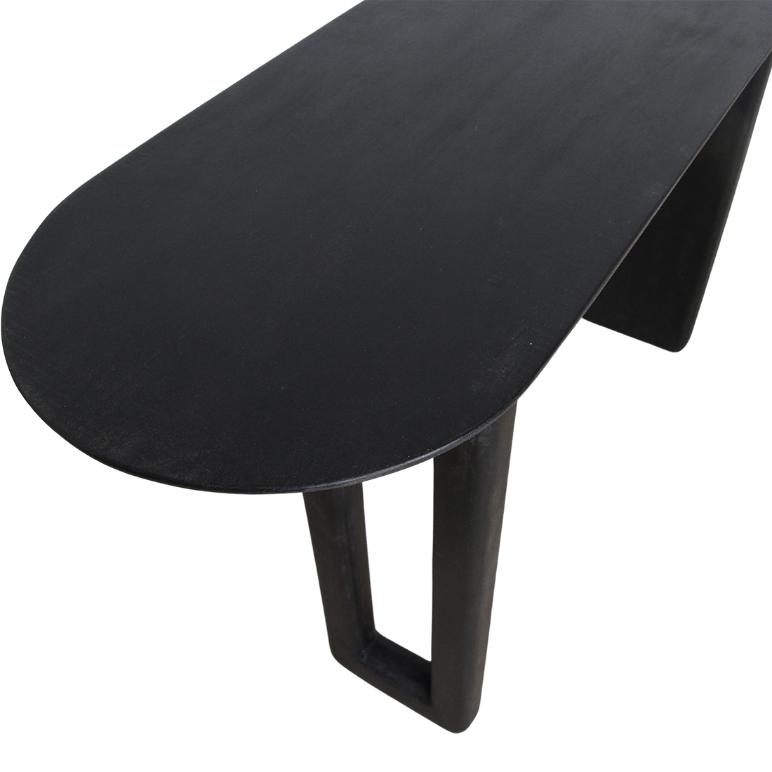 Bullnose Consolet Tisch schwarz