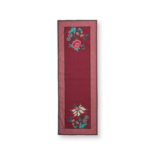 Table Runner Flower Festival Dark Pink 50x150cm