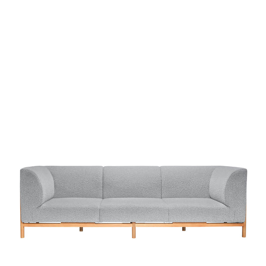 Hübsch Moment Sofa 3 Sitzer Large Grau