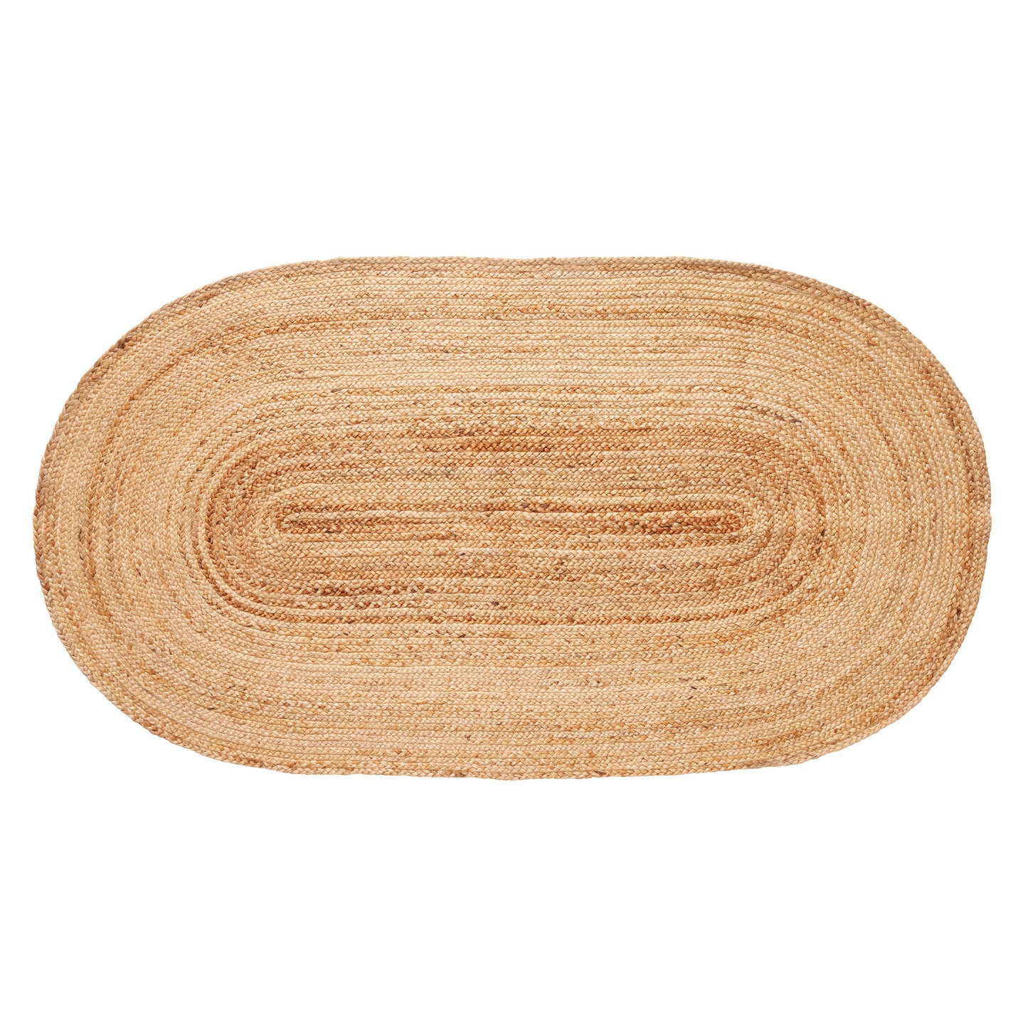 Hübsch Sage Teppich Oval Naturfarben, 100 x 200cm