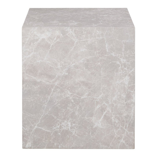 Quadratischer Beistelltisch - Beige 40x40x45cm