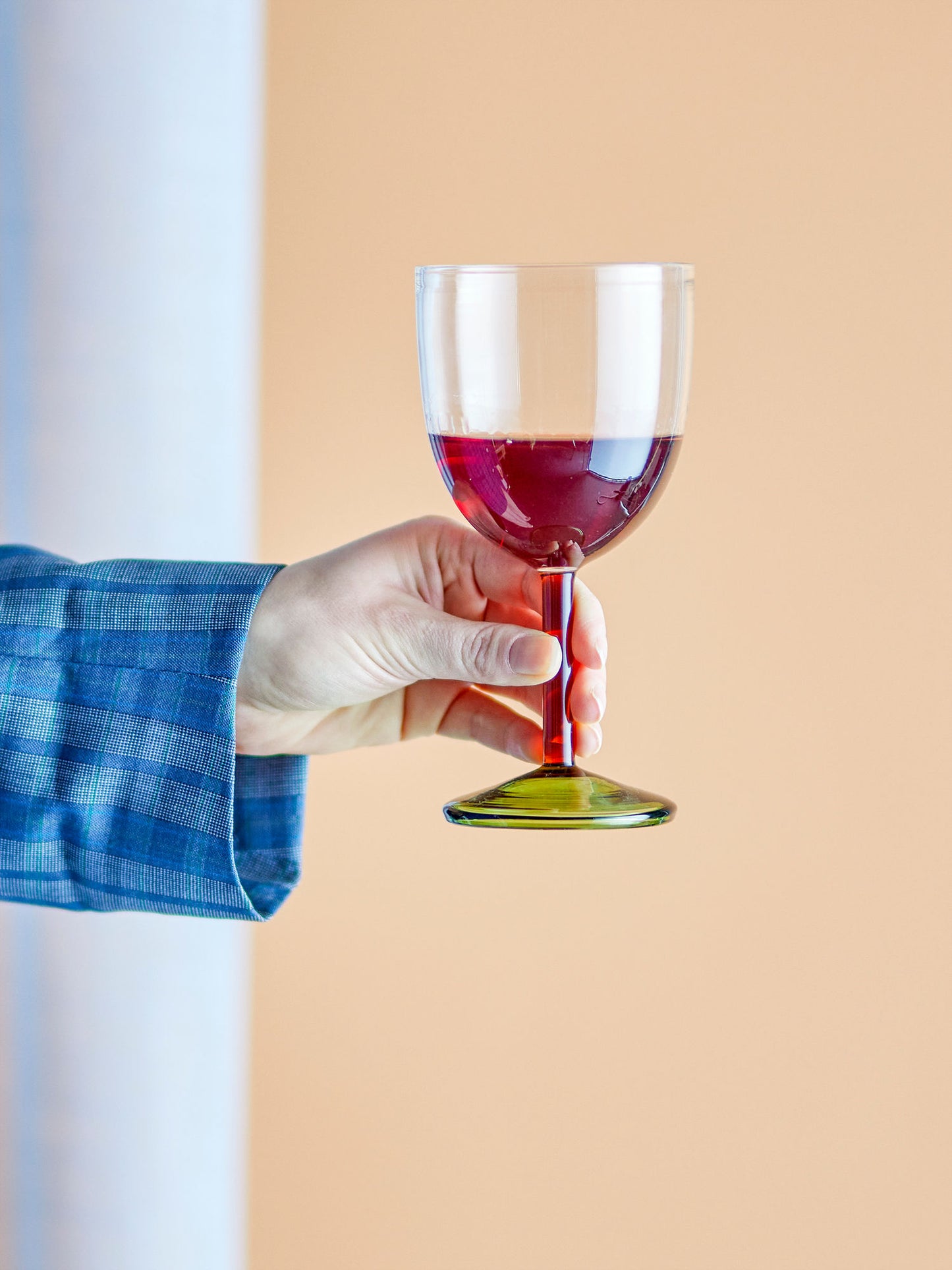Bloomingville Martine Weinglas, Bunt, Glas