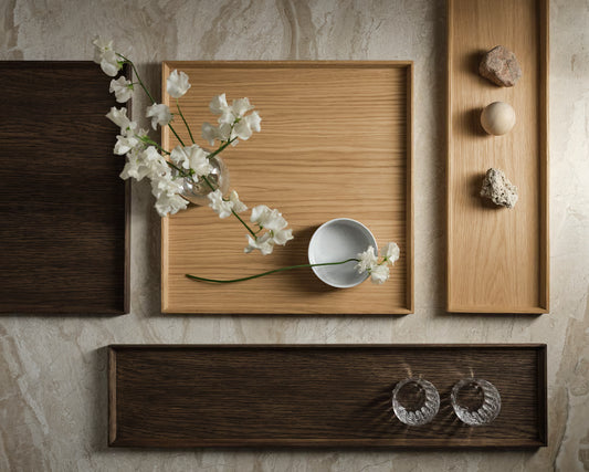 BOLIA Still Tablett aus Eichenholz rechteckig, Designed by BOLIA Design Team