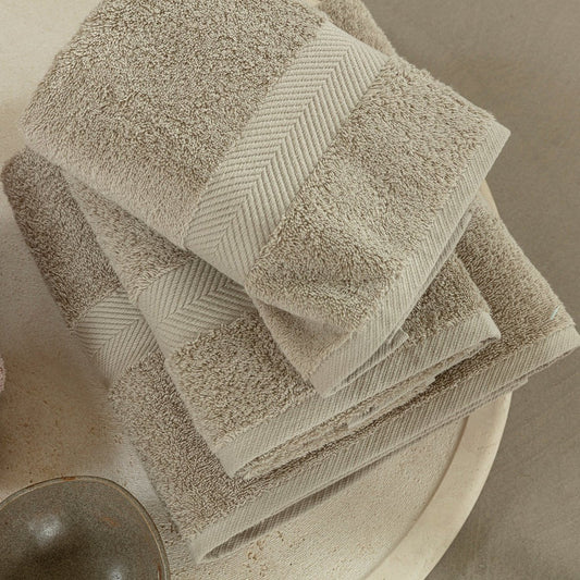 Royal Touch LUX – Beige – 630 g/m² – Handtuch mit geringer Drehung