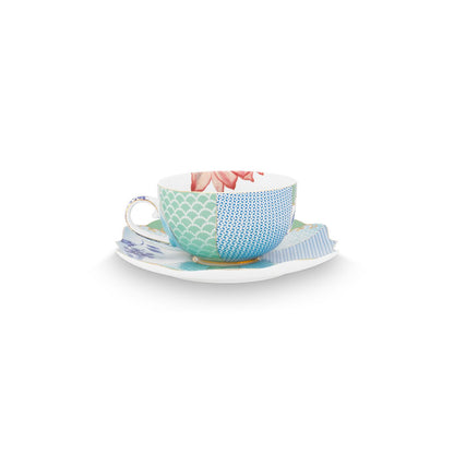 2er Set Teetassen & Untertassen Royal Flowers