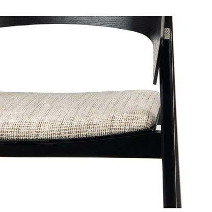 EDO Holzsessel (2er Set) schwarz