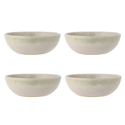 Bloomingville Paula Schale, Multipack, Grün, Steingut