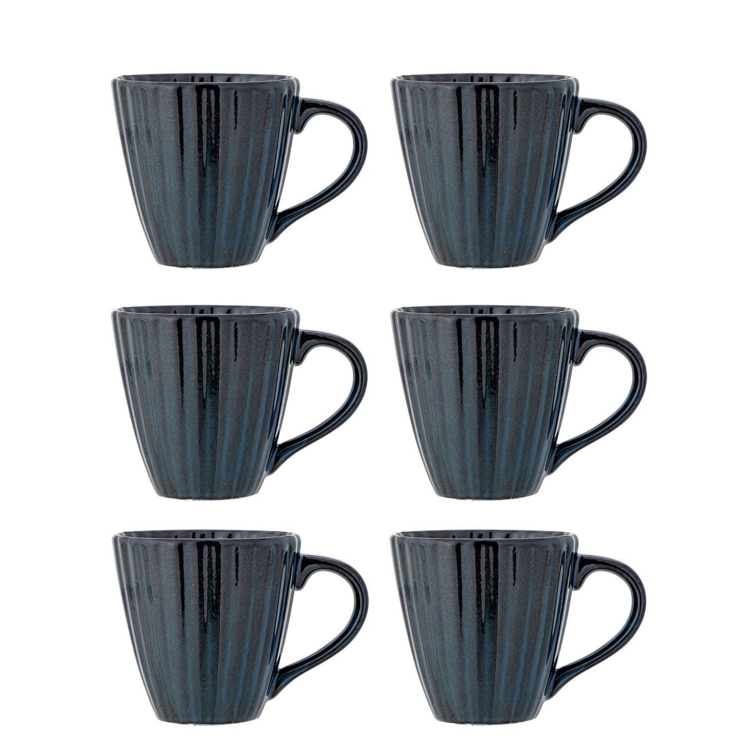 Bloomingville Latina Tasse, Multipack, Blau, Steingut
