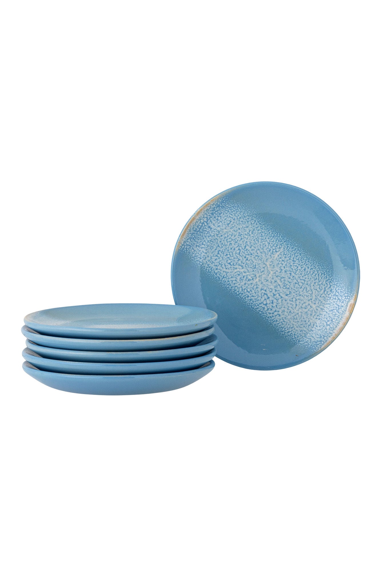 Bloomingville Safie Teller, Multipack, Blue, Steingut