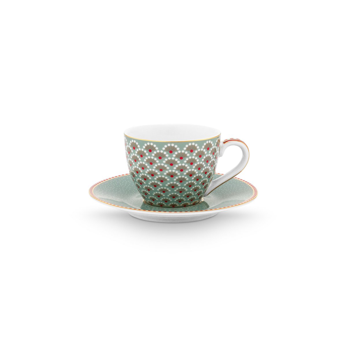 Espresso Cup and Saucer Blooming Tales Blue