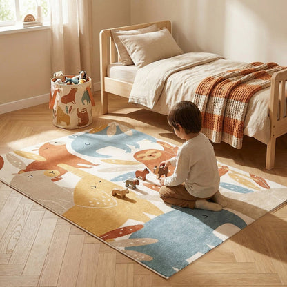 Tiger-Kinderteppich JUNGLE SUNRISE