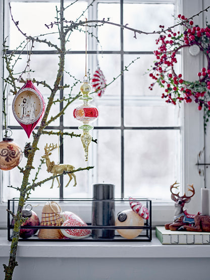 Bloomingville Glory Kerzenhalter, Braun, Polyresin