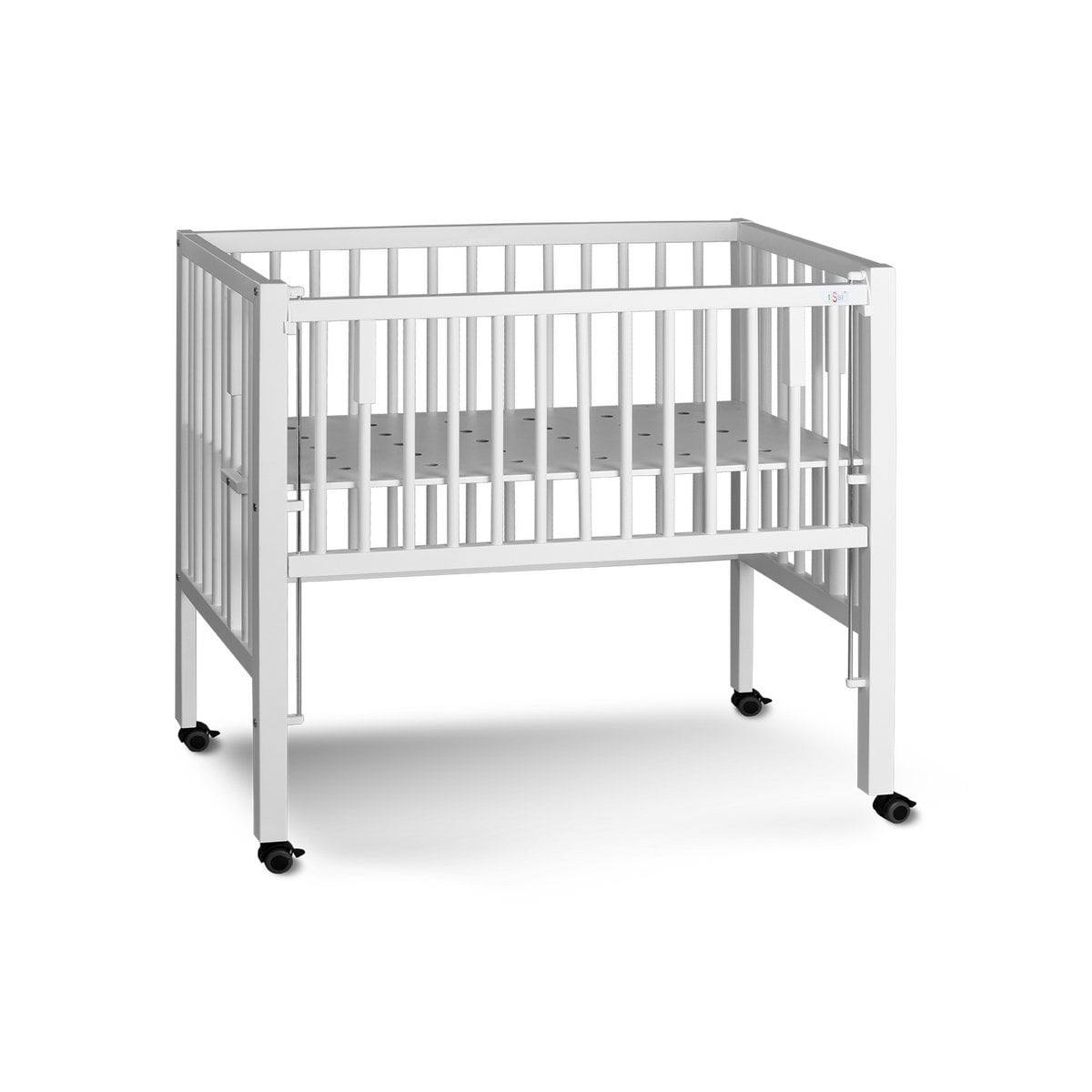 tiSsi® MAXI BOXSPRING Beistellbett weiß 90x50 cm