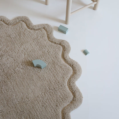 SWEET APRIL LIN waschbarer Kinderteppich aus Baumwolle