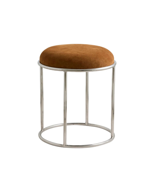 Nordal KOMATI Hocker - brown, H: 47cm, braun