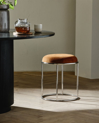 Nordal KOMATI Hocker - brown, H: 47cm, braun