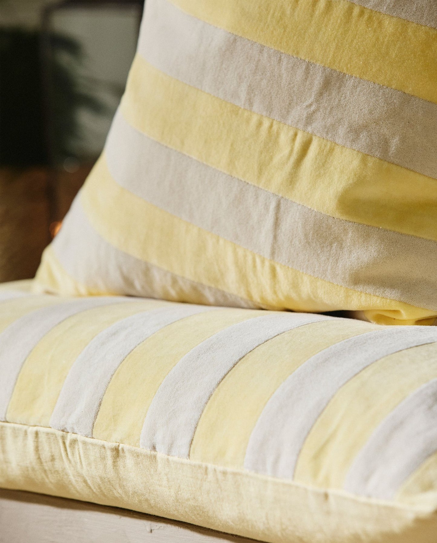Nordal ALHENA Kissenbezug 48x68cm - ivory/yellow