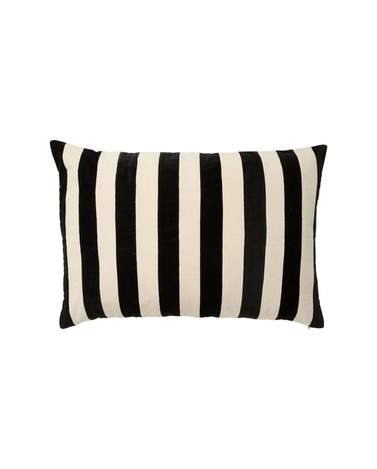 Nordal ALHENA cushion cover, 48x68 - ivory/black