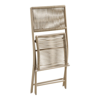 Arcas Bistro-Set, Stühle und Tisch in Taupe