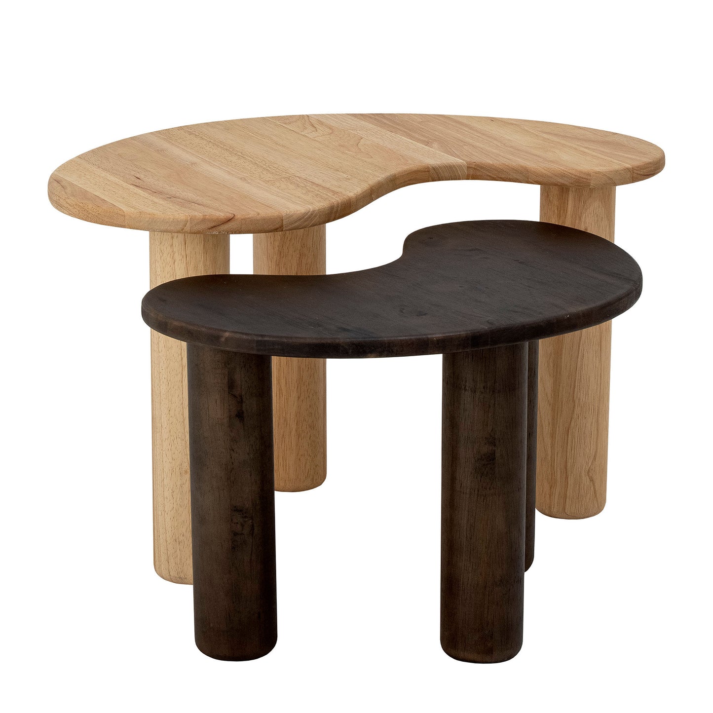 Bloomingville Luppa Couchtisch, Braun, Gummibaumholz