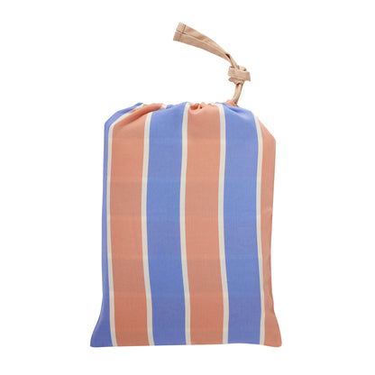 Hübsch Solace Bettwäsche 60X63 140X200 Blau/Orange
