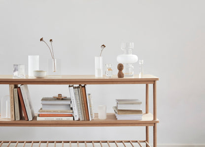 Hübsch Elements Vasen Dreieckig Klar (3er Set)