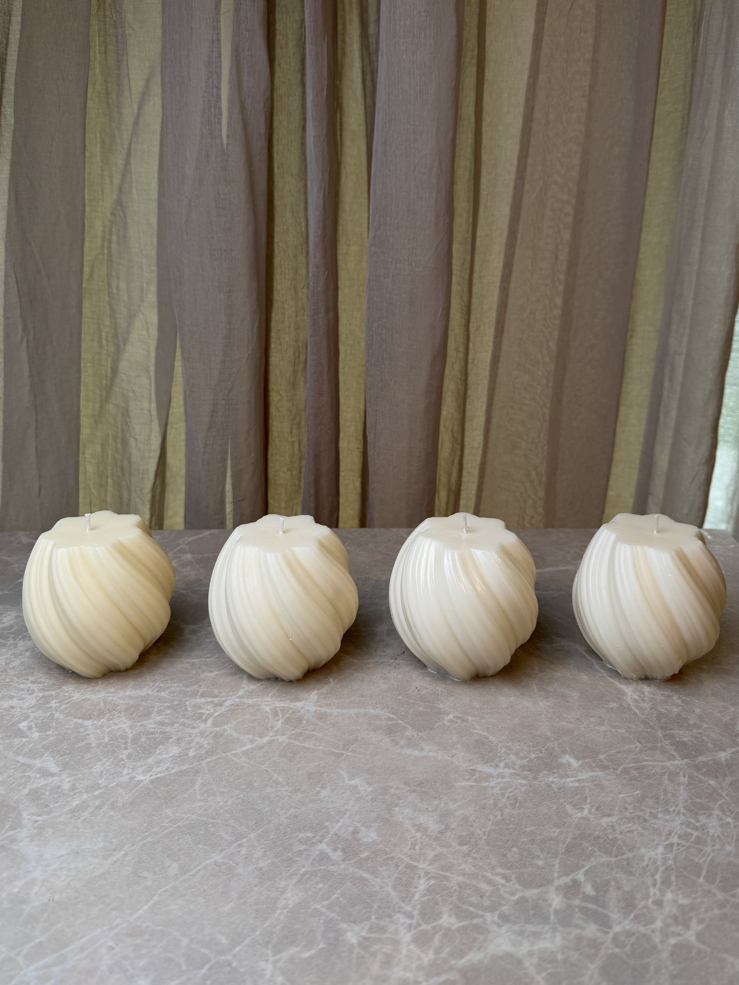 Round Candles | Set of 4