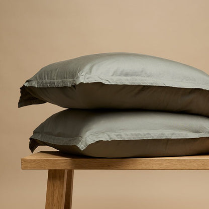 Tencel ™ Twill Kissenbezug olivgrün