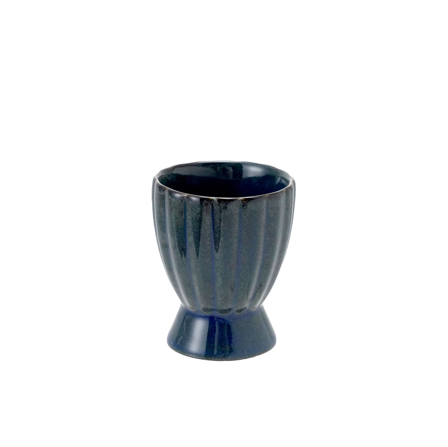 Bloomingville Latina Eierbecher, Blau, Steingut