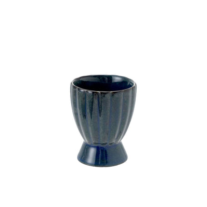 Bloomingville Latina Eierbecher, Blau, Steingut
