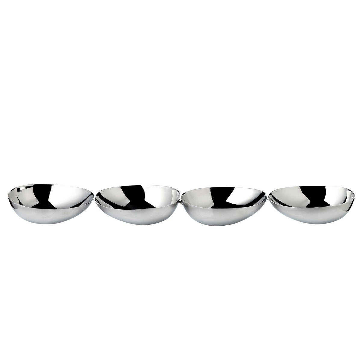 Snackschale 4-Fach Luma (L 38 cm), Edelstahl hochglanzpoliert