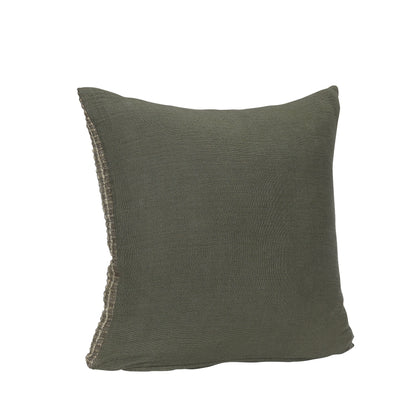 Hübsch Ori Kissen Olive/Beige