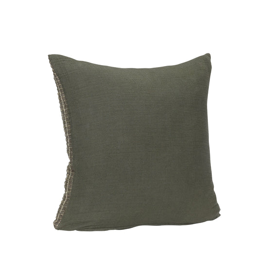 Hübsch Ori Kissen Olive/Beige