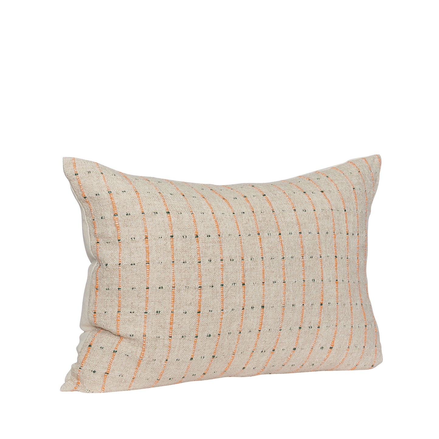 Hübsch Rhythmic Kissen Beige/Orange/Schwarz