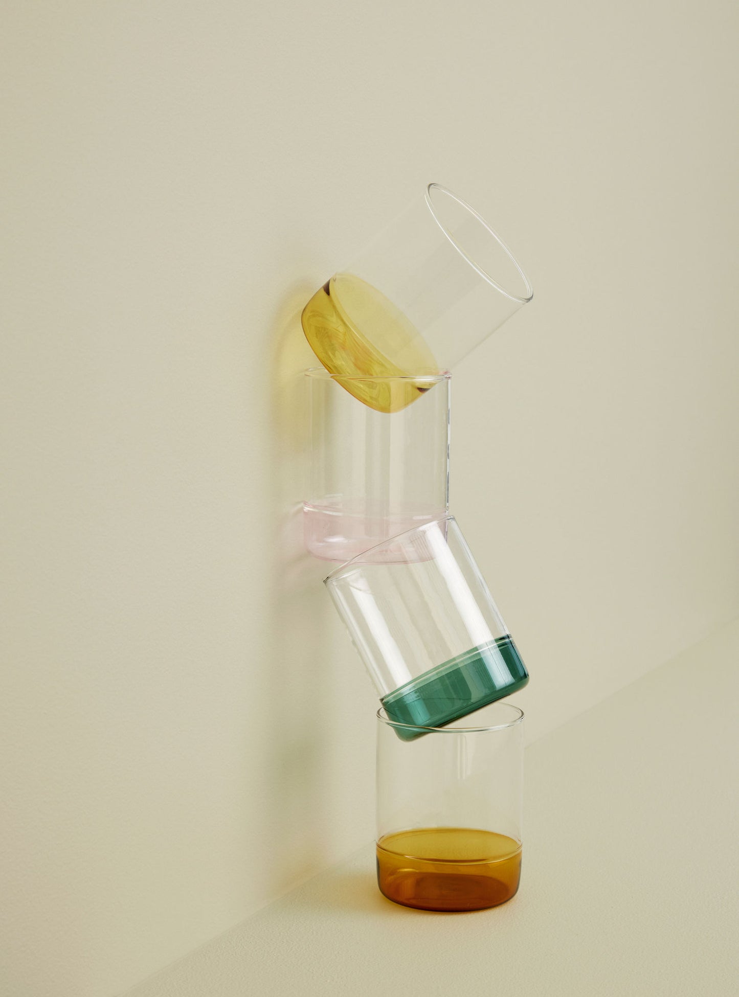 Hübsch Glas Grün 6er Set