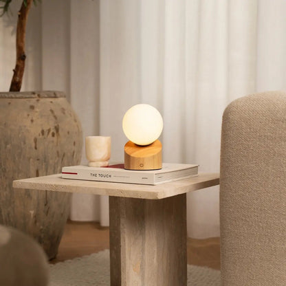Morris Hellbraune wiederaufladbare Lampe | Stilvolles, kabelloses und nachhaltiges Design