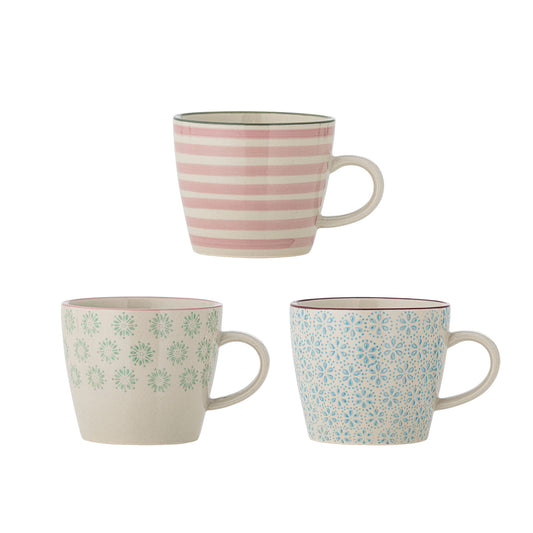 Bloomingville Patrizia Becher, Bunt, Steingut